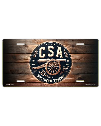 CSA Southern Thunder sublimated car tag